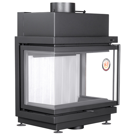 Каминная топка Экокамин АЛЬФА 700 три стекла подовая